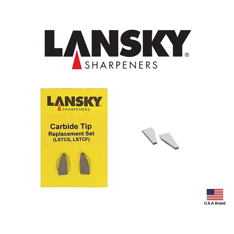 Lansky美國磨刀器零件Carbide Tip替換合金磨石芯片適用LSTCS,LSTCF【LSLCAR2】