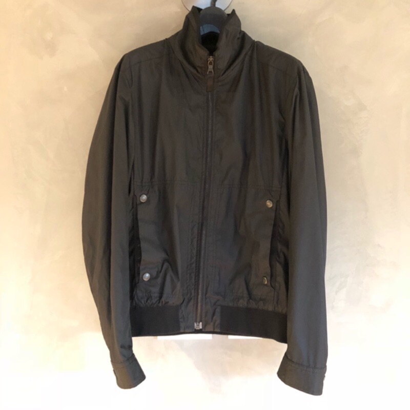 全新 PRADA 男黑色休閒外套size:50（專櫃購買3萬8左右）