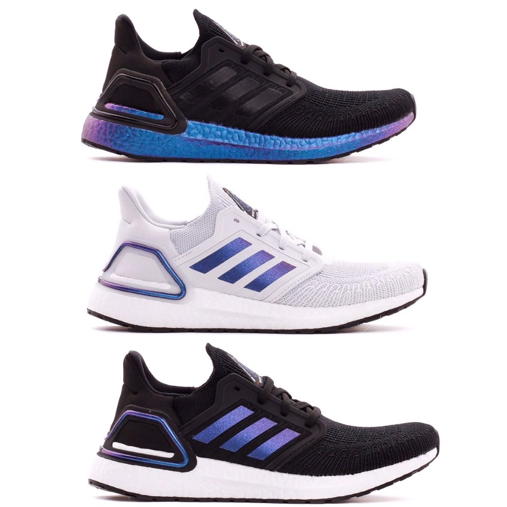 K代購聯盟Adidas ultra boost 20 漸層款全黑灰白黑白三色休閒鞋運動鞋男鞋| 蝦皮購物