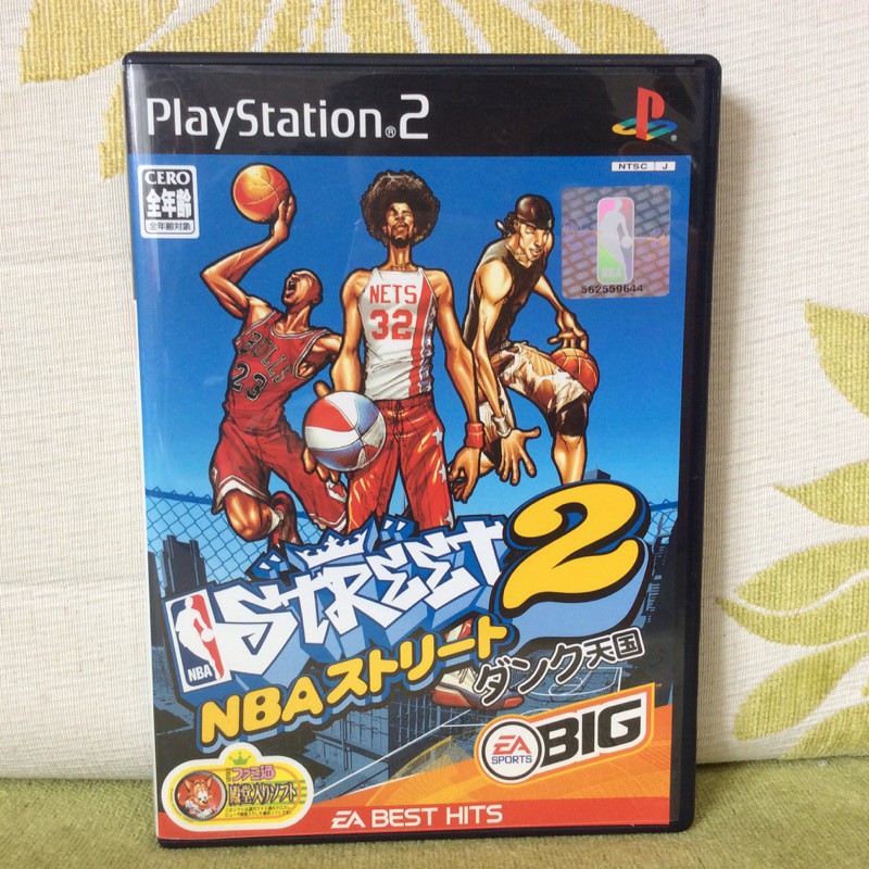 PS2 日版 NBA street 街頭籃球 2 EA SPORTS 熱血