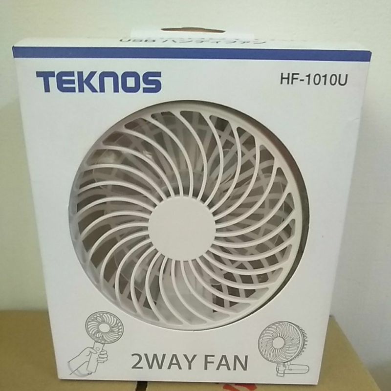 風扇 日本 TEKNOS HF-1010U 手持風扇 USB充電