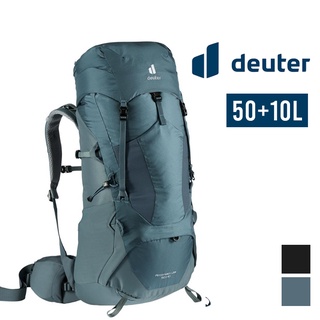 deuter 德國 Aircontact Lite 50+10L 男款登山背包 VARI快速系統 3340323