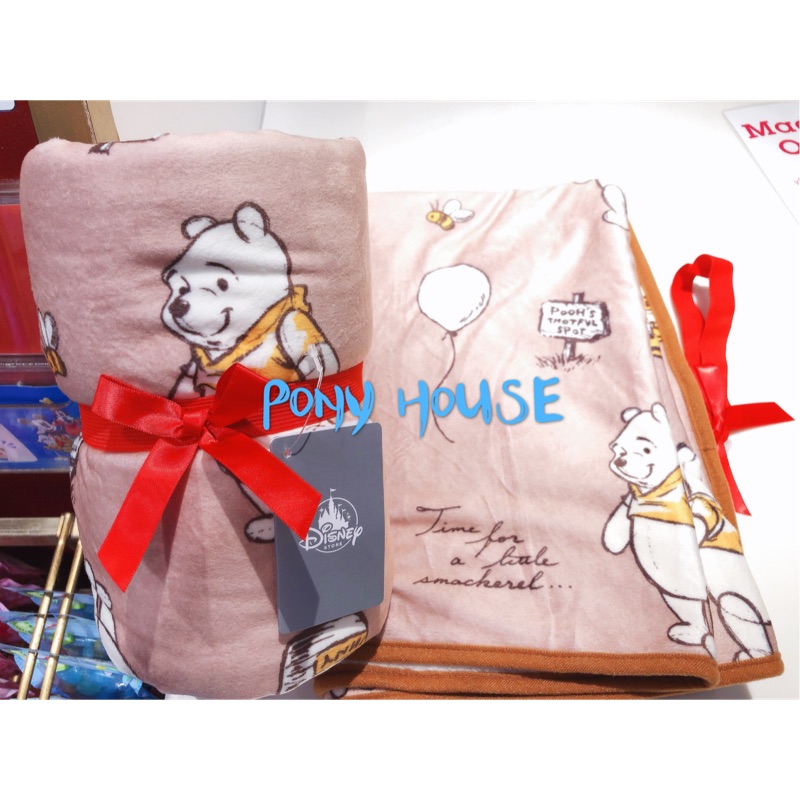 現貨 Pony house 日本精品服飾代購 迪士尼商品 小熊維尼 毛毯 嬰兒毯 彌月禮