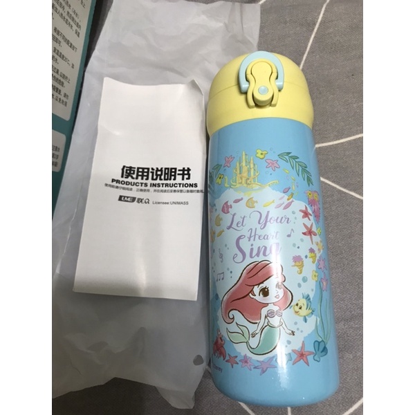 （gn3296900）專屬賣場全新迪士尼小美人魚保溫瓶350ml