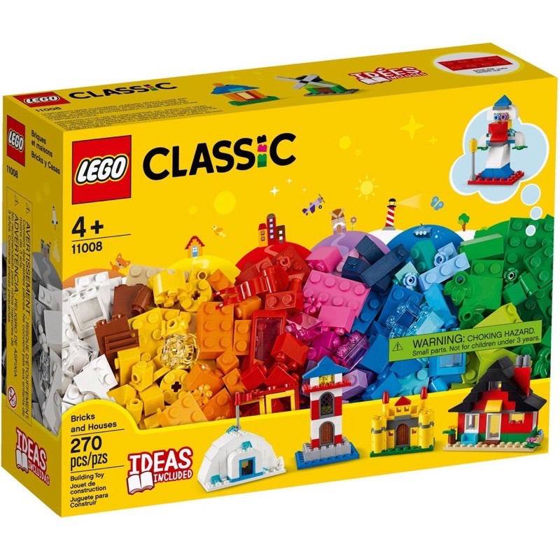 現貨  樂高  LEGO  11008  Classic系列  顆粒與房屋 全新未拆  公司貨