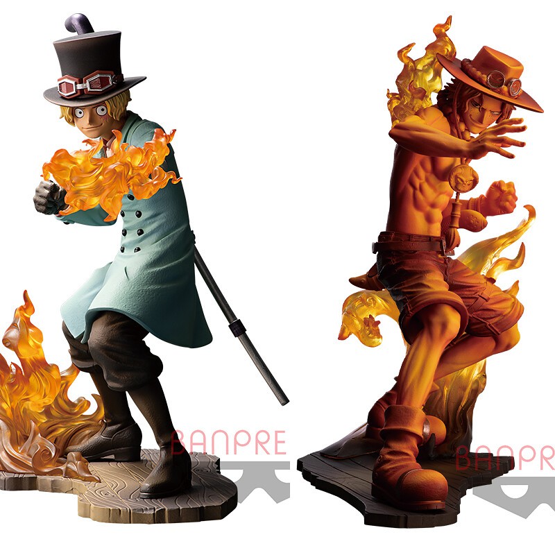 現貨 日購入正版金證 海賊王劇場版ONE PIECE STAMPEDE Brotherhood 艾斯/ 薩波 公仔 景品