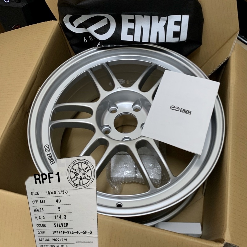 已售  ENKEI RPF1 18吋5孔114(RAYS WORK BBS TWS PRODRIVE ADVAN SSR