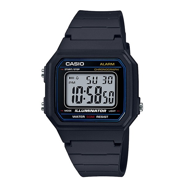 卡西歐CASIO腕錶造型大型的液晶錶面W-217H W-800H W-215H 當兵/學生