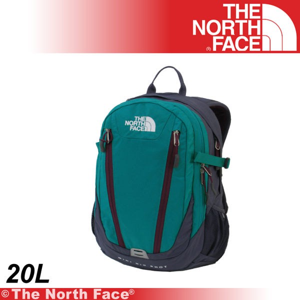 【The North Face 20L 13吋電腦背包《綠/灰石藍》】A3RV-Q5Z/筆電包/登山包/後背包/悠遊山水