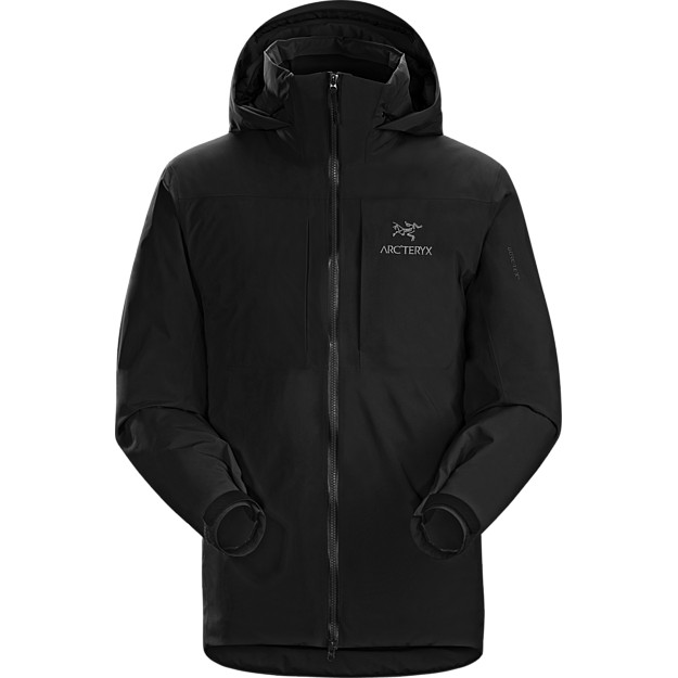 Arc'teryx 始祖鳥外套加拿大 男 Arcteryx Fission SV 防水外套 GTX 化纖保暖夾克 黑色