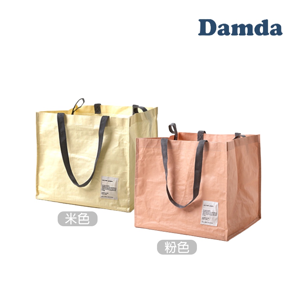 【韓國DAMDA】購物車專用環保購物袋(米/粉兩色可選)