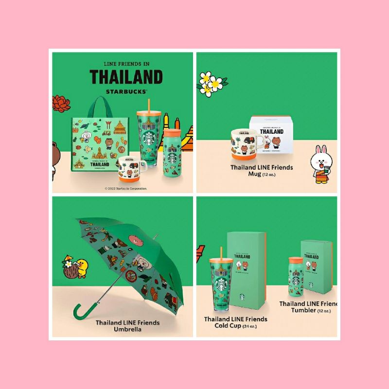 JK+3 限量🇹🇭泰國星巴克限定STARBUCKS × LINE FRIENDS 系列_220819