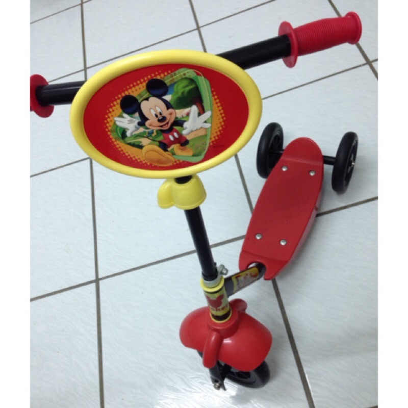 迪士尼米奇拉風滑板車