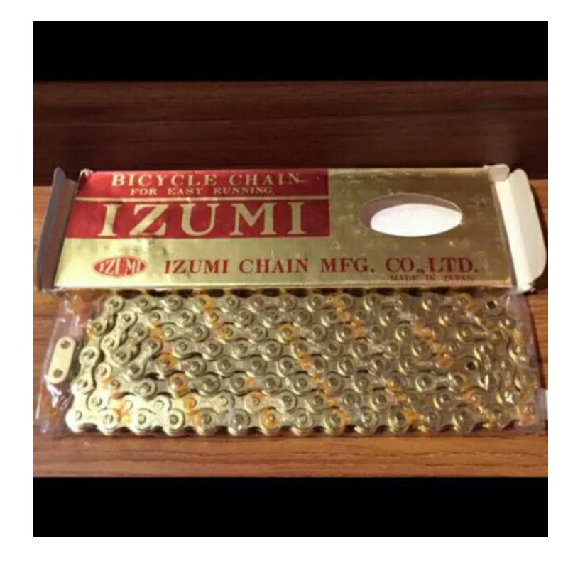 TRACK固齒社 日本 IZUMI 一字米 金色 死飛 腳踏車 單速 鏈條