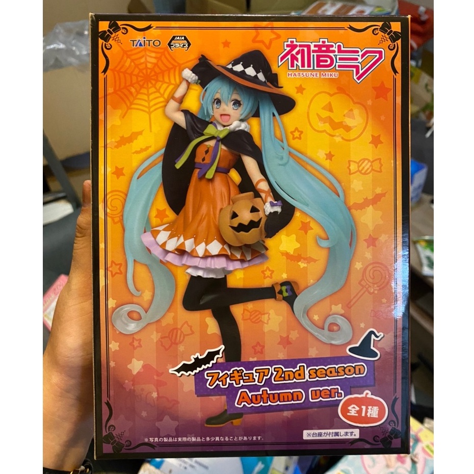 公仔 現貨 全新 景品  TAITO 初音未來 MIKU 2nd season Autumn 初音 南瓜萬聖節