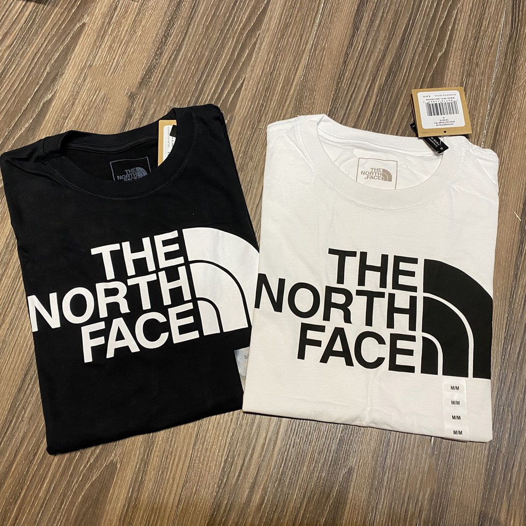 THE NORTH FACE 北臉 情侶款 經典LOGO圓領短T 短袖 素T 版型偏大 短袖t恤 上衣 休閒短袖 大尺碼