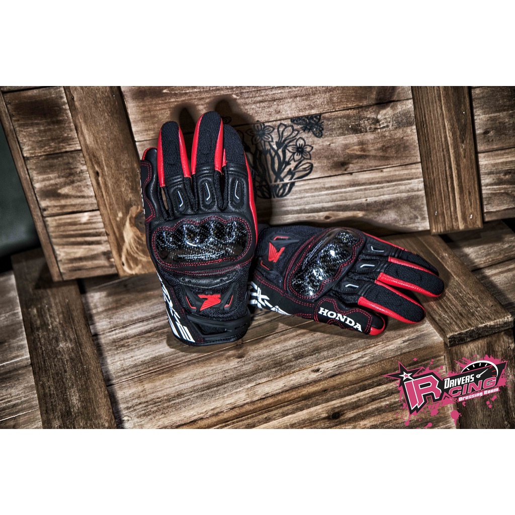 ♚賽車手的試衣間♚Alpinestars® SMX-2 AIR CARBON V2 HONDA 夏季 短手套 防摔手套