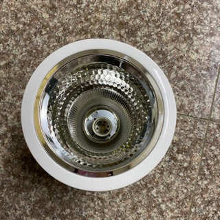 ㄚ青電火球 15cm / 12cm直崁E27燈頭 直插崁燈 直崁 白色框 圓型開放型 直插無玻璃