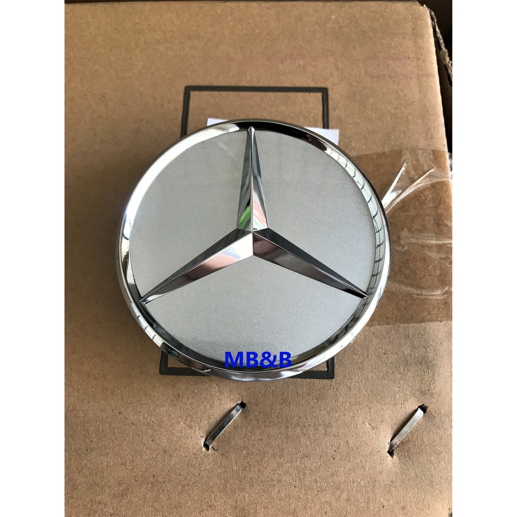 德國原廠品Mercedes-Benz 賓士鋁圈中心蓋, 鋁圈蓋 輪殼鈦銀色閃亮鍍鉻 輪殼蓋 輪殼中心蓋 鋁圈中心蓋板