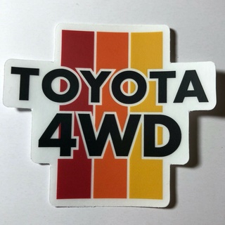 復古豐田賽車條紋貼紙貼花 4X4 4WD SR5 Tundra Tacoma