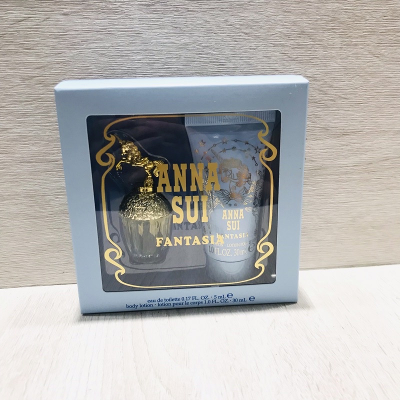 ANNA SUI 安娜蘇 童話獨角獸浪漫香氛組 (淡香水5ml+身體乳30ml)