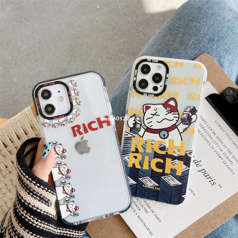 阿寶casetify適用iphone12蘋果11pro手機殼xsmax招財貓78plus潮牌xr軟c 蝦皮購物