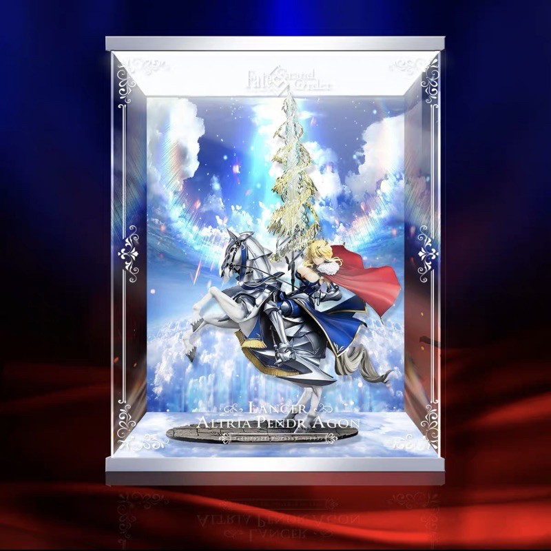 《Yao 挖寶趣》 GSC Fate FGO Lancer 阿爾托莉亞 白槍呆  PVC公仔 專用展示盒