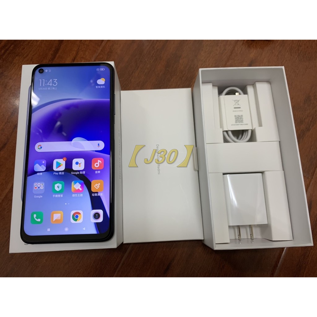 【J30 】4G/128G 只用一個星期 神腦保固一年 Redmi 紅米 NOTE 9T 5G 黑色 可舊機折抵