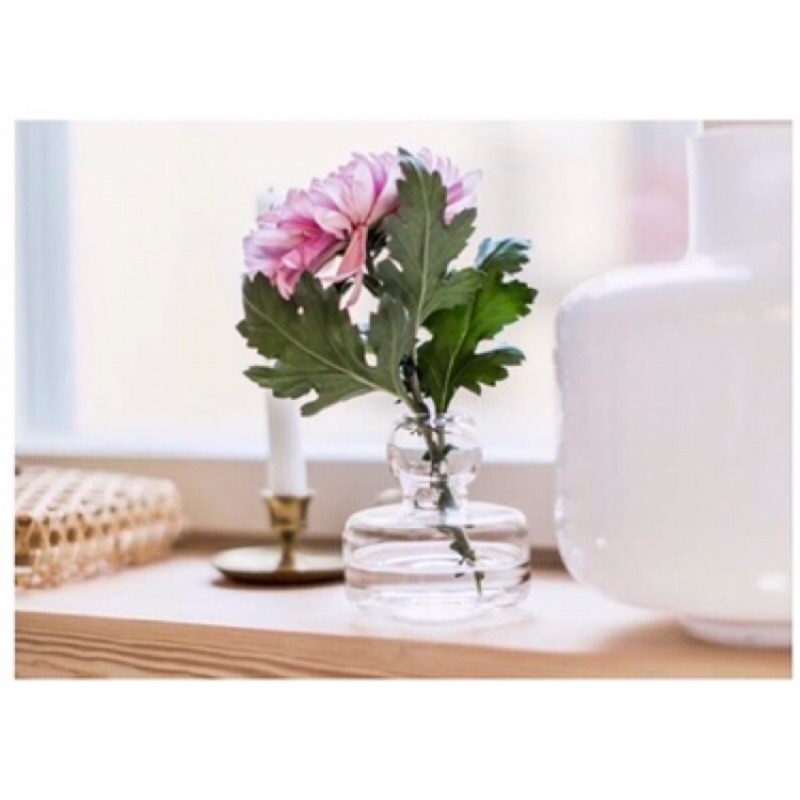 特價 Marimekko 透明手工玻璃花瓶 蝦皮購物