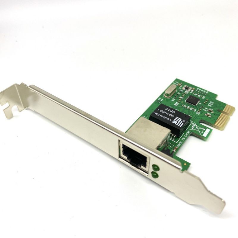 【瘋客邦3C】盒裝 高速PCI-E網路卡 免驅動 RTL-8111C螃蟹卡 1000Mbps抗干擾 高傳輸 電腦網路卡