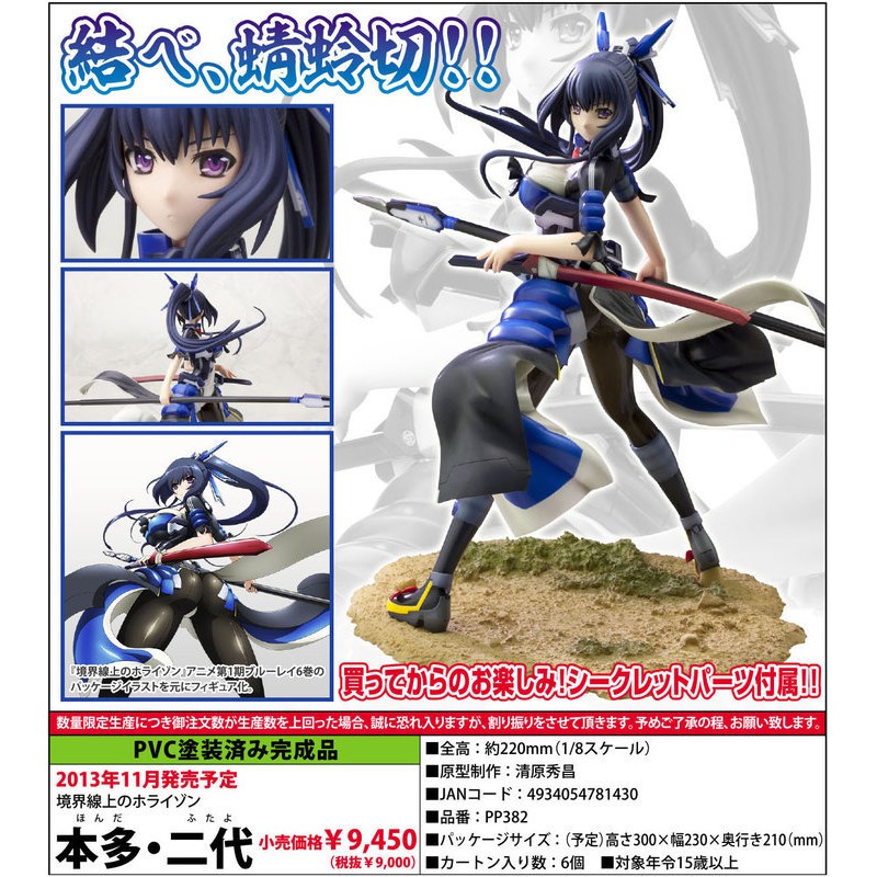 壽屋境界線上的地平線本多二代1 8 Pvc 塗裝完成品 蝦皮購物