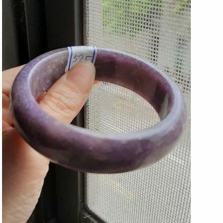 天然梅花紫色碧璽手鐲，18.6圍，特價3000元