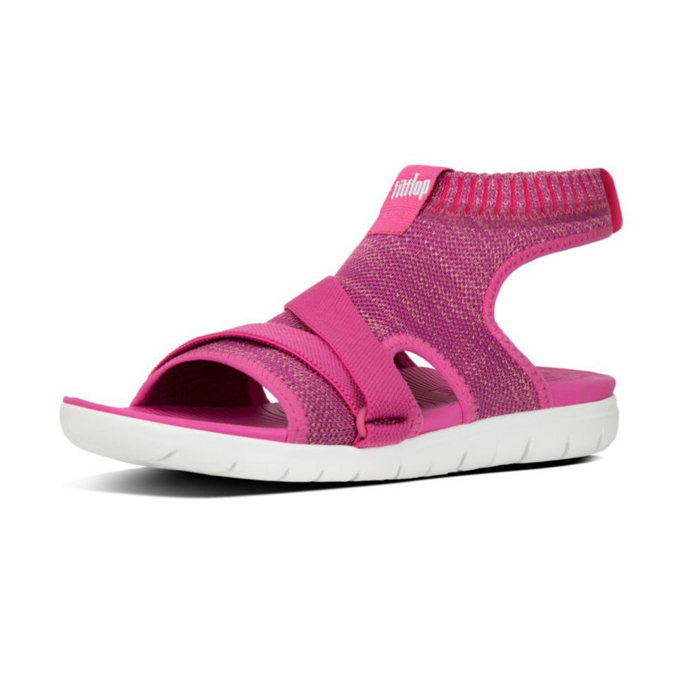 【FitFlop】針織涼鞋 - 212-8107 粉紅/女 - 原價3550元