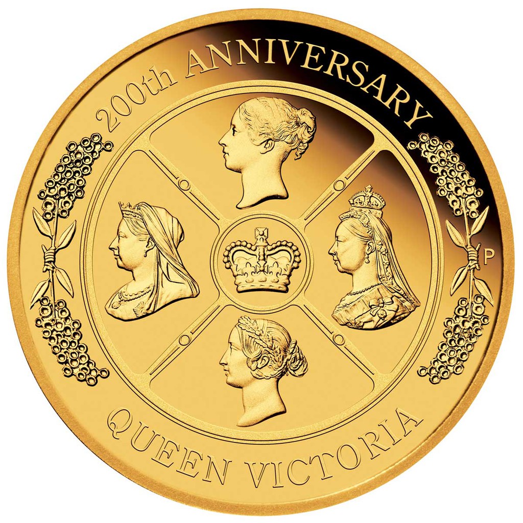 預購 (價格199000) - 2019澳洲柏斯-維多利亞女王-200週年紀念-2盎司金幣