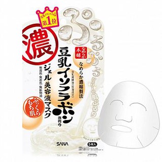 《親親美人》☆°╮SANA 莎娜 豆乳美肌凝凍精華超保濕面膜 5枚入