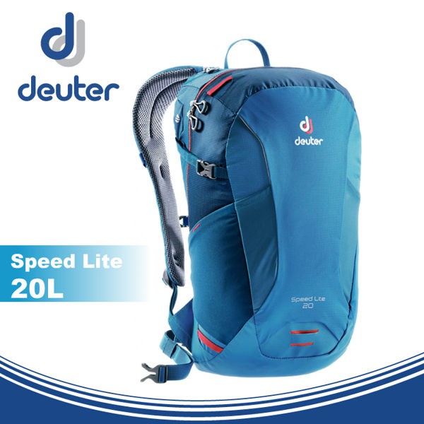 Deuter 德國 Speed Lite 20L 輕量透氣登山背包《藍/深藍》/3410218/雙肩背包/後背/悠遊山水