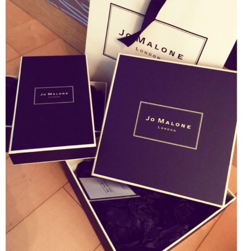 Jo Malone 大紙袋 禮盒 包裝 白盒 香水禮盒 黑盒 大方盒 長黑盒 收納盒100ml 手提袋 jomalone