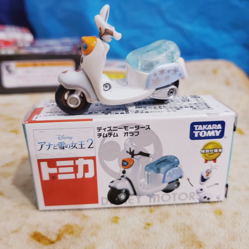 🎇現貨🎇Tomica 冰雪奇緣 雪寶 摩托車 機車 多美