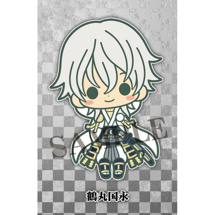 【AGS日本代購】全新現貨　刀劍亂舞 花丸 活擊 第二部隊　鶴丸國永 角色款　橡膠吊飾 橡膠掛飾 鶴丸 國永