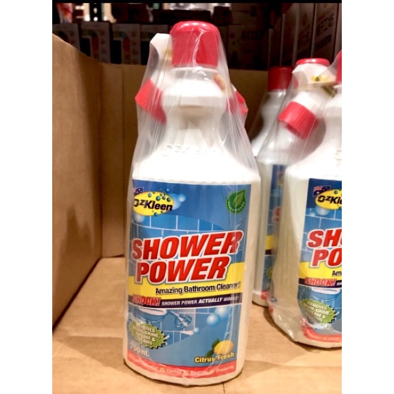 Costco好市多 OZKLEEN 浴廁淋浴間清潔劑 750ml x3入  shower power