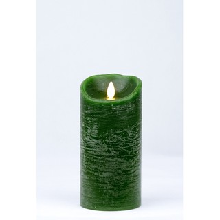 【Luminara 盧米娜拉 擬真火焰 蠟燭】綠意盎然薄荷香氛水紋蠟燭禮盒（大）/66035 +加贈充電電池組