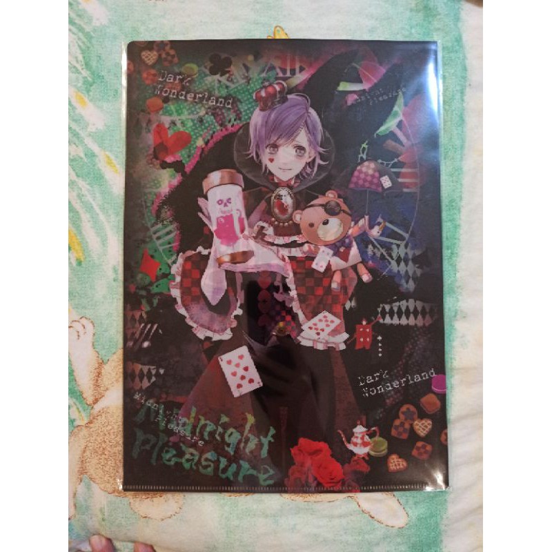 日版魔鬼戀人diabolik Lovers 逆卷奏人限定資料夾 蝦皮購物