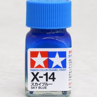 田宮 TAMIYA 模型 耗材 油性漆 X-14 天空藍 亮光 萬年東海