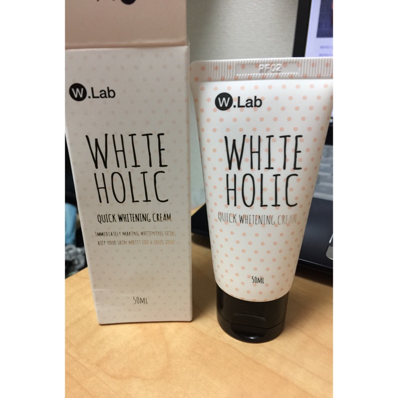 韓國彩妝保養品W.Lab美白霜 WHITE HOLIC 50ml