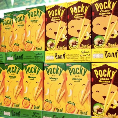 泰國??代購泰國限定口味香蕉巧克力pocky/芒果pocky 泰國必買| 蝦皮購物