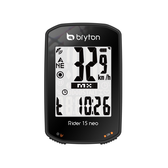 BRYTON Rider 15 neo/E GPS自行車智慧訓練記錄器