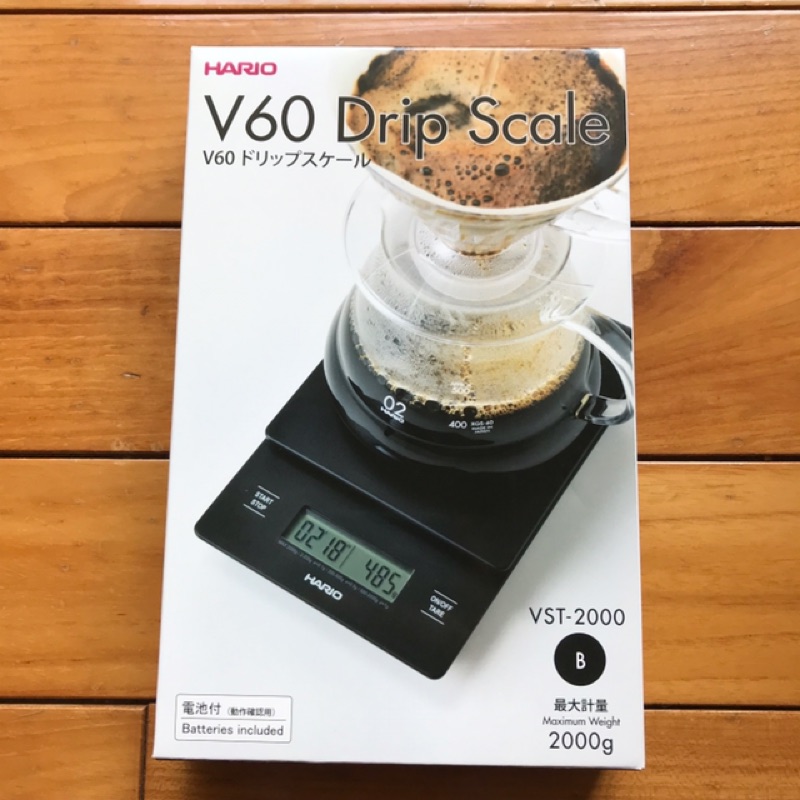 Hario V60 咖啡電子秤 VST-2000B 公司貨 功能正常只用兩次 保固到12月