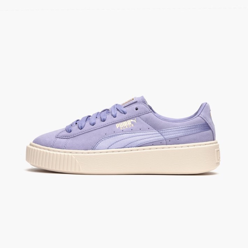 puma suede platform lavender