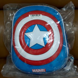 美國隊長兒童後揹包 MARVEL 漫威英雄 日本正版 硬殼後揹包 盾牌造型 日本空運來臺 抓樂霸景品