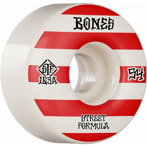 Bones V4 STF Patterns 54mm 103a (Wide)輪子/滑板《Jimi Skate Shop》